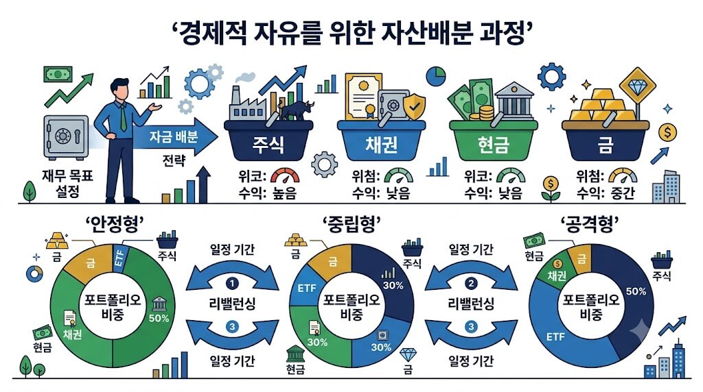 초보자 포트폴리오 비율과 리밸런싱 방법
